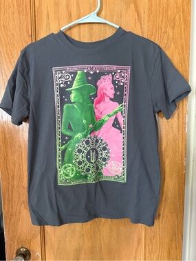 Kids Graphic Wicked T-Shirt - Black with Neon Green & Pink